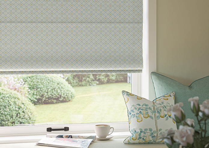 Rae Trellis, Frost - Roman Blind - Image 5